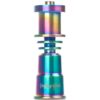 Female Rainbow Titanium Nail | Enail Heating Coil | Free Shipping