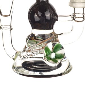 Quartz Enail W/ Flower Pendant Recycler Dab Rig Bundle