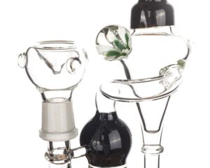 Quartz Enail W/ Flower Pendant Recycler Dab Rig Bundle