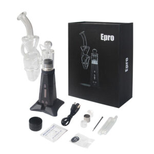 G9 Portable Enail Dab rig w/ Glass Bubbler