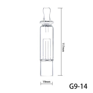 Pacifier Glass Bubbler For G9 Gdip