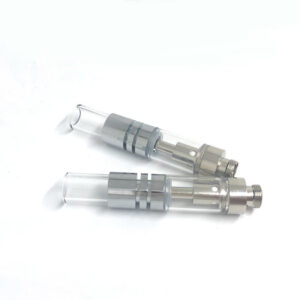 Glass Mouthpiece CBD Ceramic Coil Cartridge