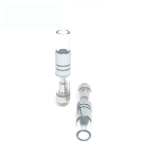 Glass Mouthpiece CBD Ceramic Coil Cartridge