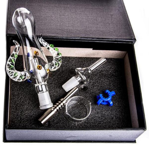 Glass Horn Nectar Collector Kit - Glass Dab Straws For Sale - Puffing Bird - Online Head Shop