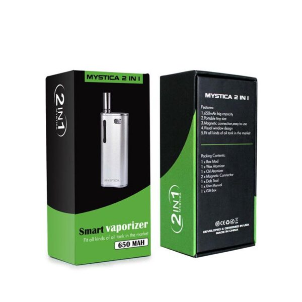 Mystica 2 in 1 For Wax&CBD/THC Oil | Best Weed Vapes For Sale