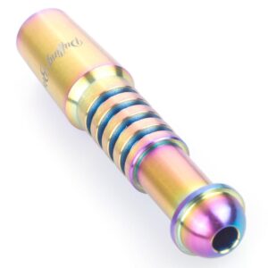 14mm Rainbow Titanium Tip For Electric Nectar Collectors - Fits 10mm Enail Heating Coil - Enail Dab Kit Replacements Accessories For Sale - Puffing Bird - Online Headshop